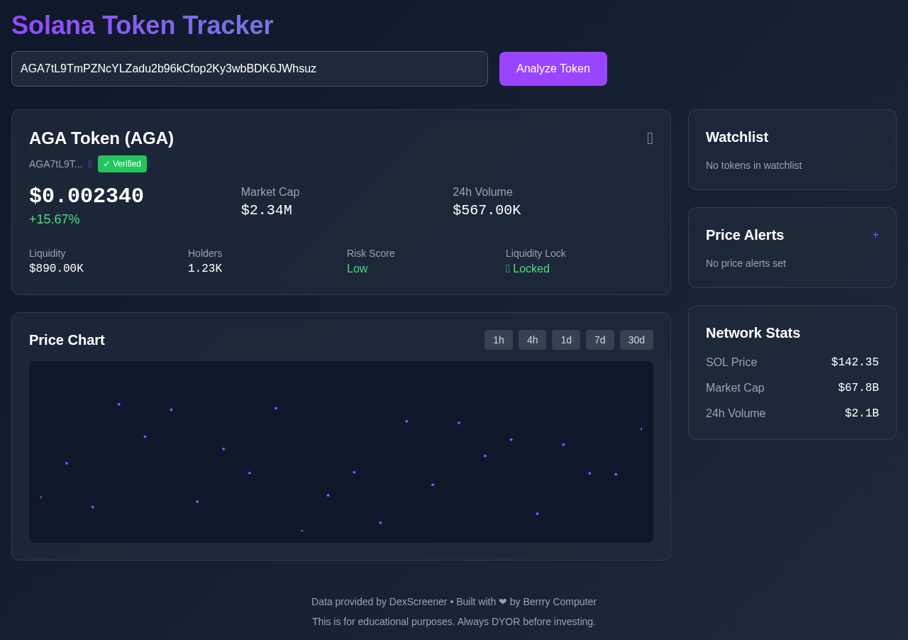 solanatracker app