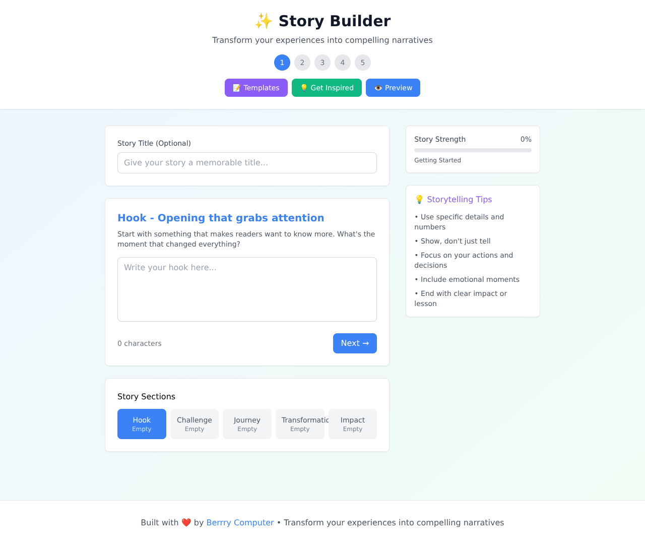 storybuilder app