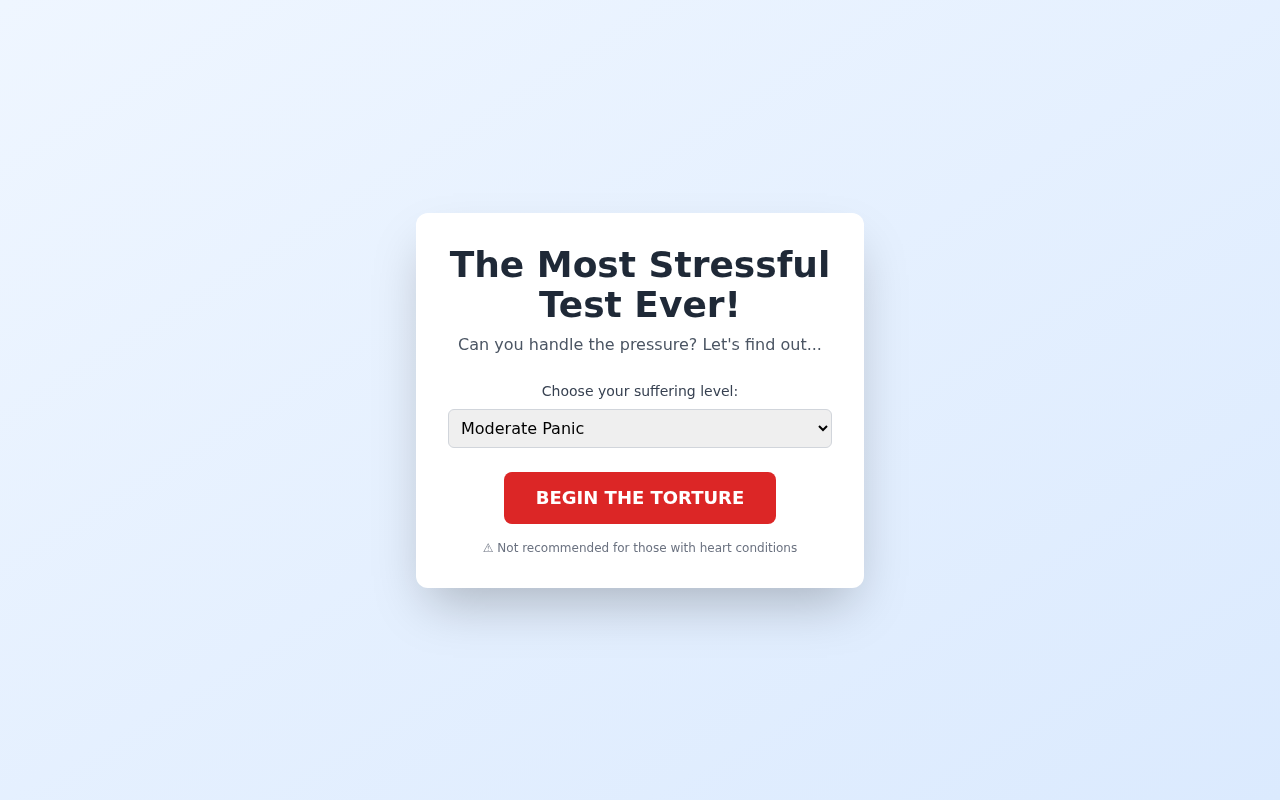 stresstest app