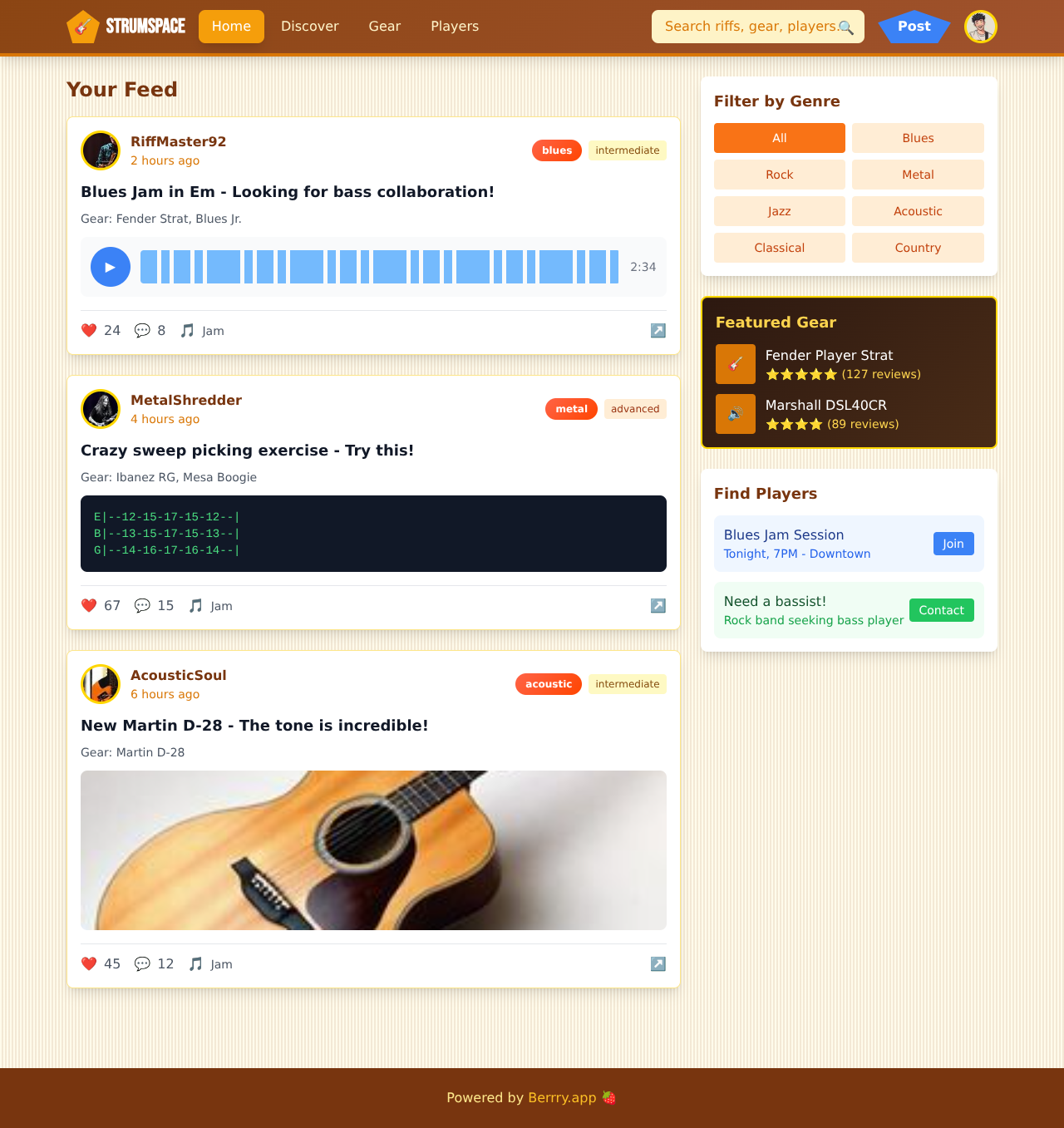strumspace app