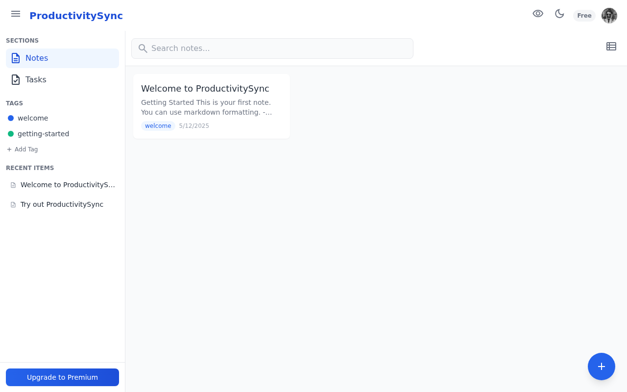 syncnotes app