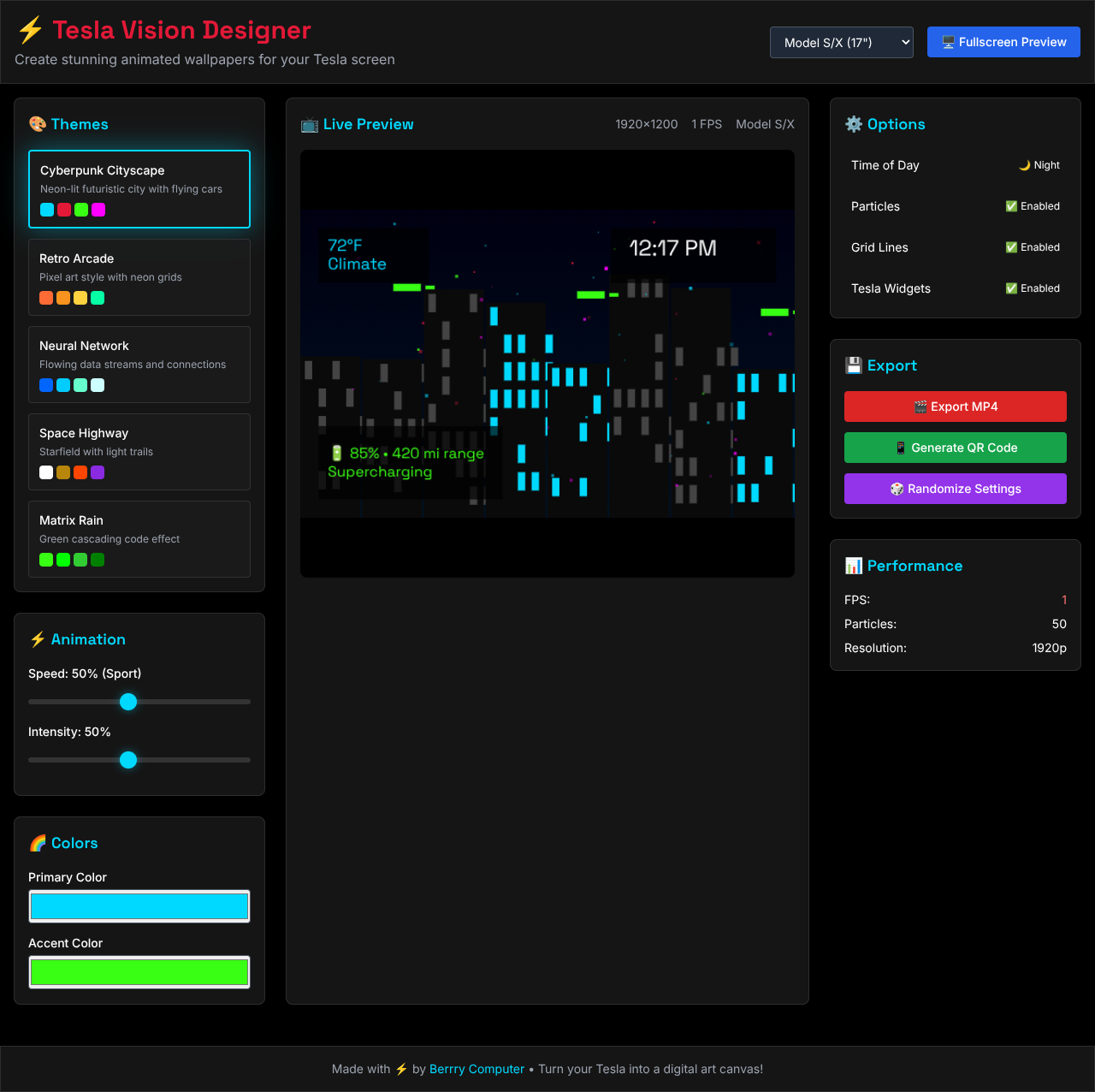 teslavision app