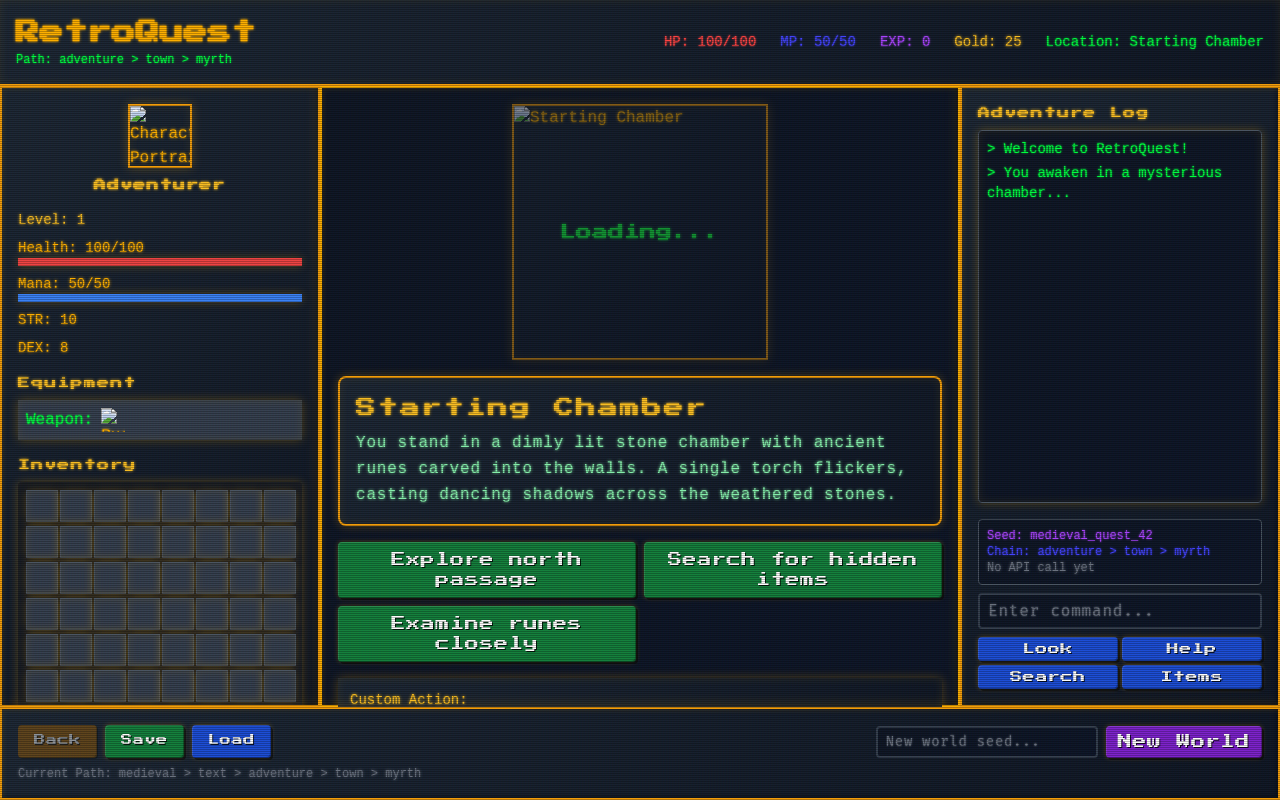 textadventure app