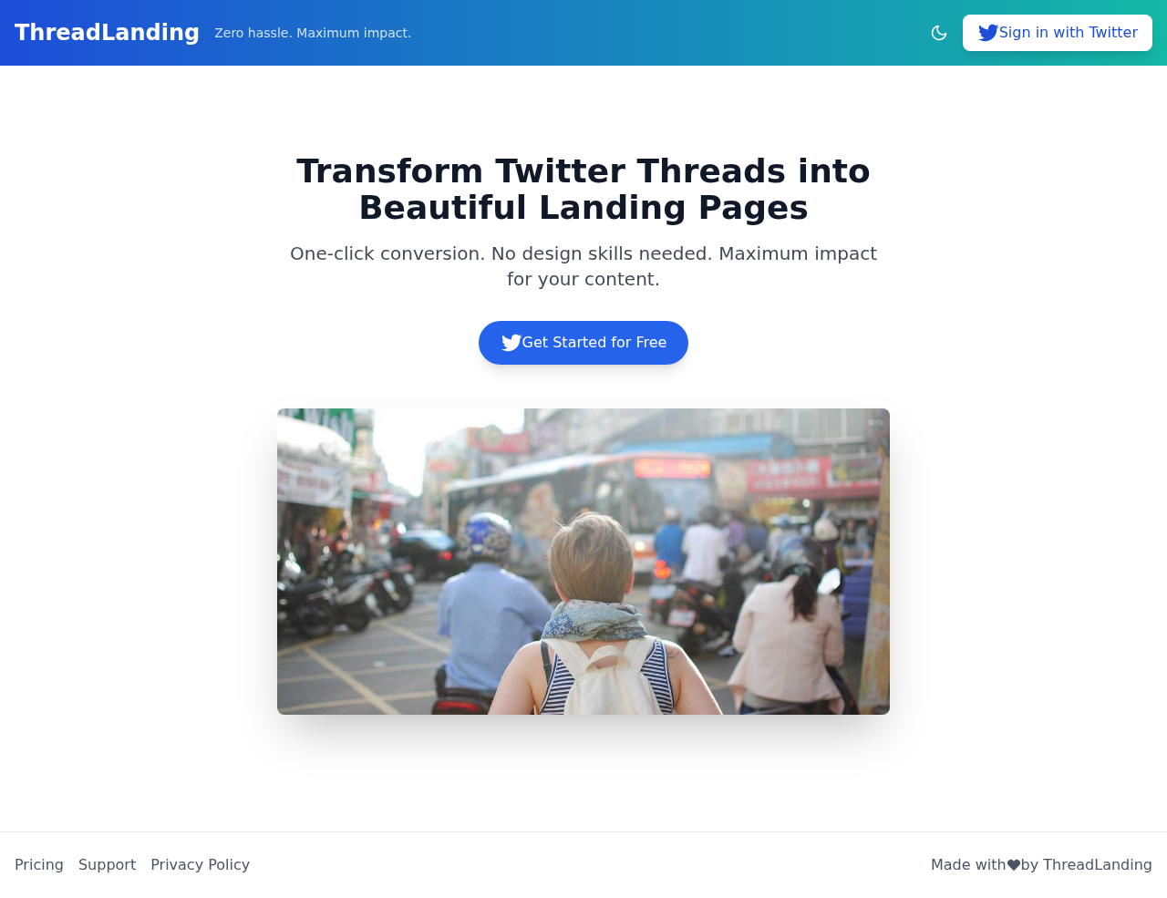 threadlanding app
