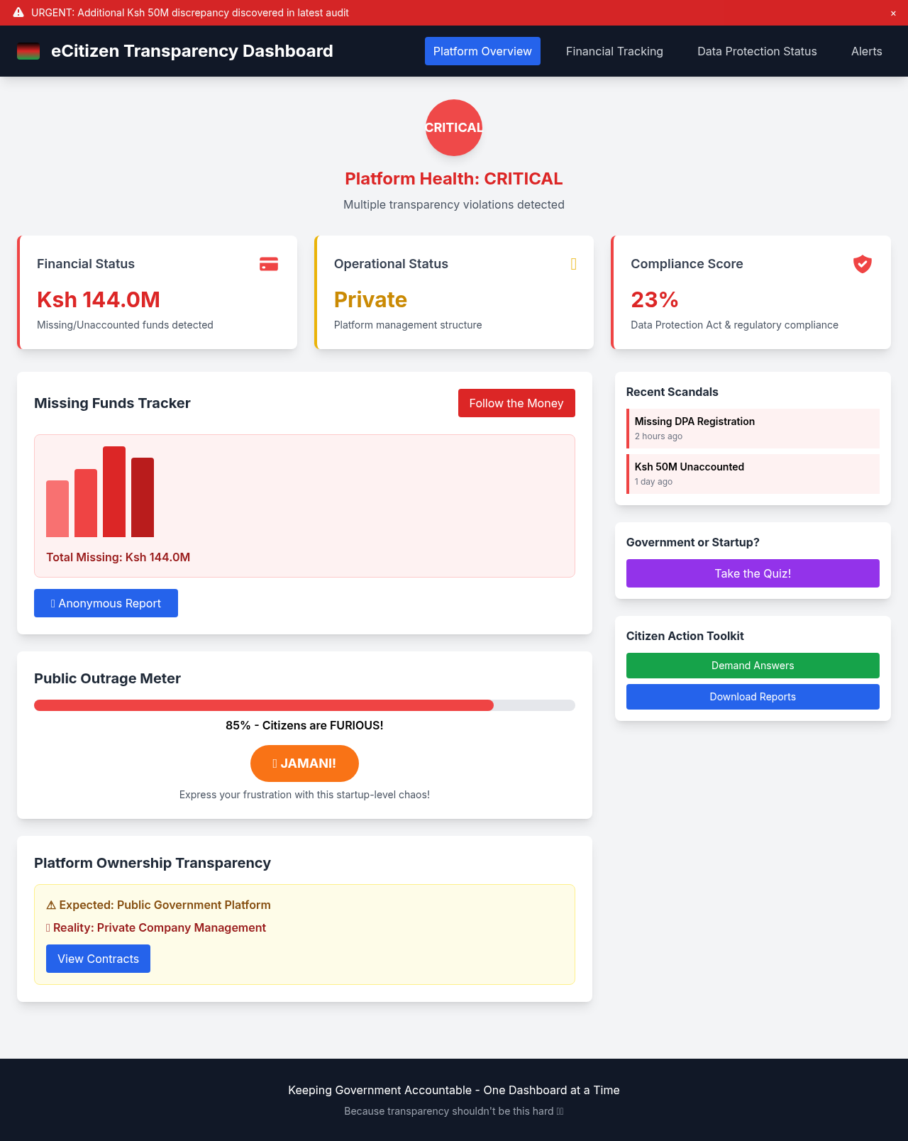 transparency app