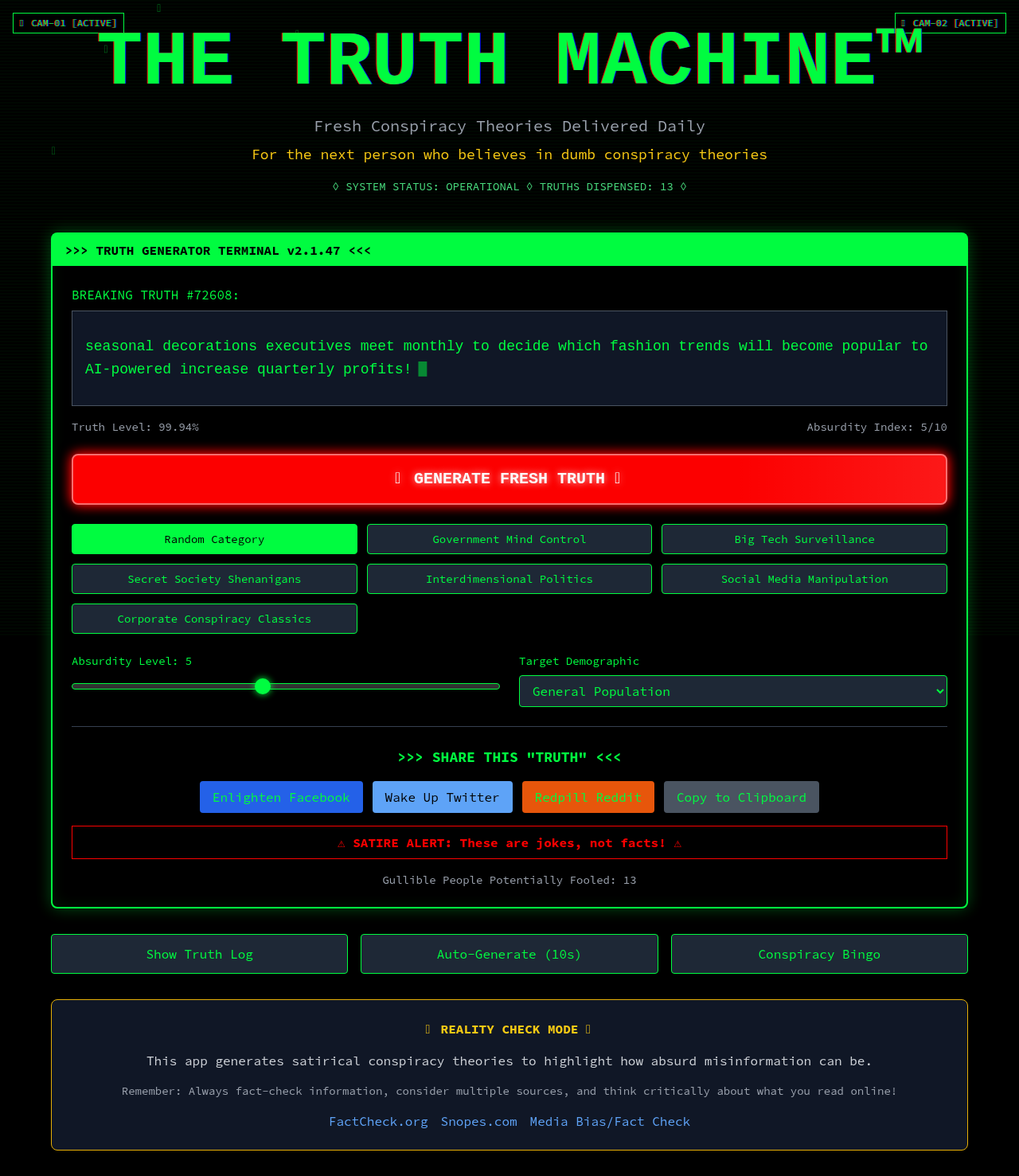 truth-machine app