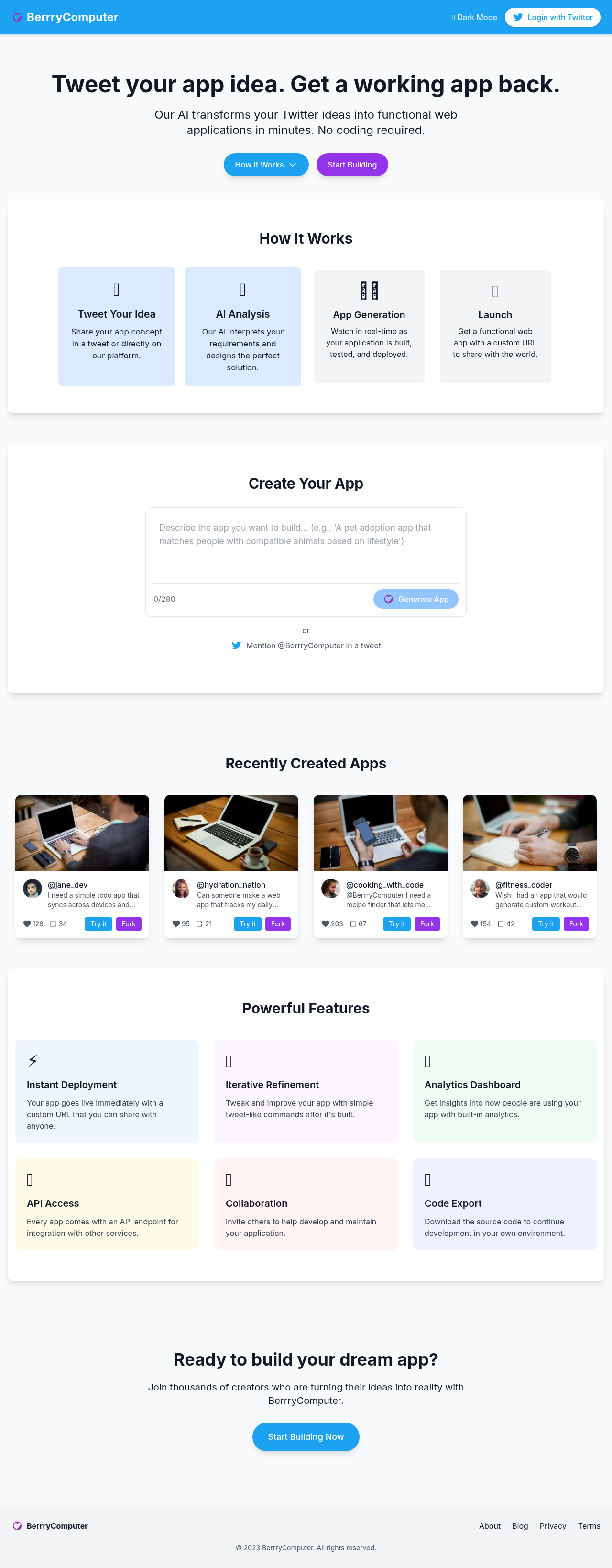 tweetapp app