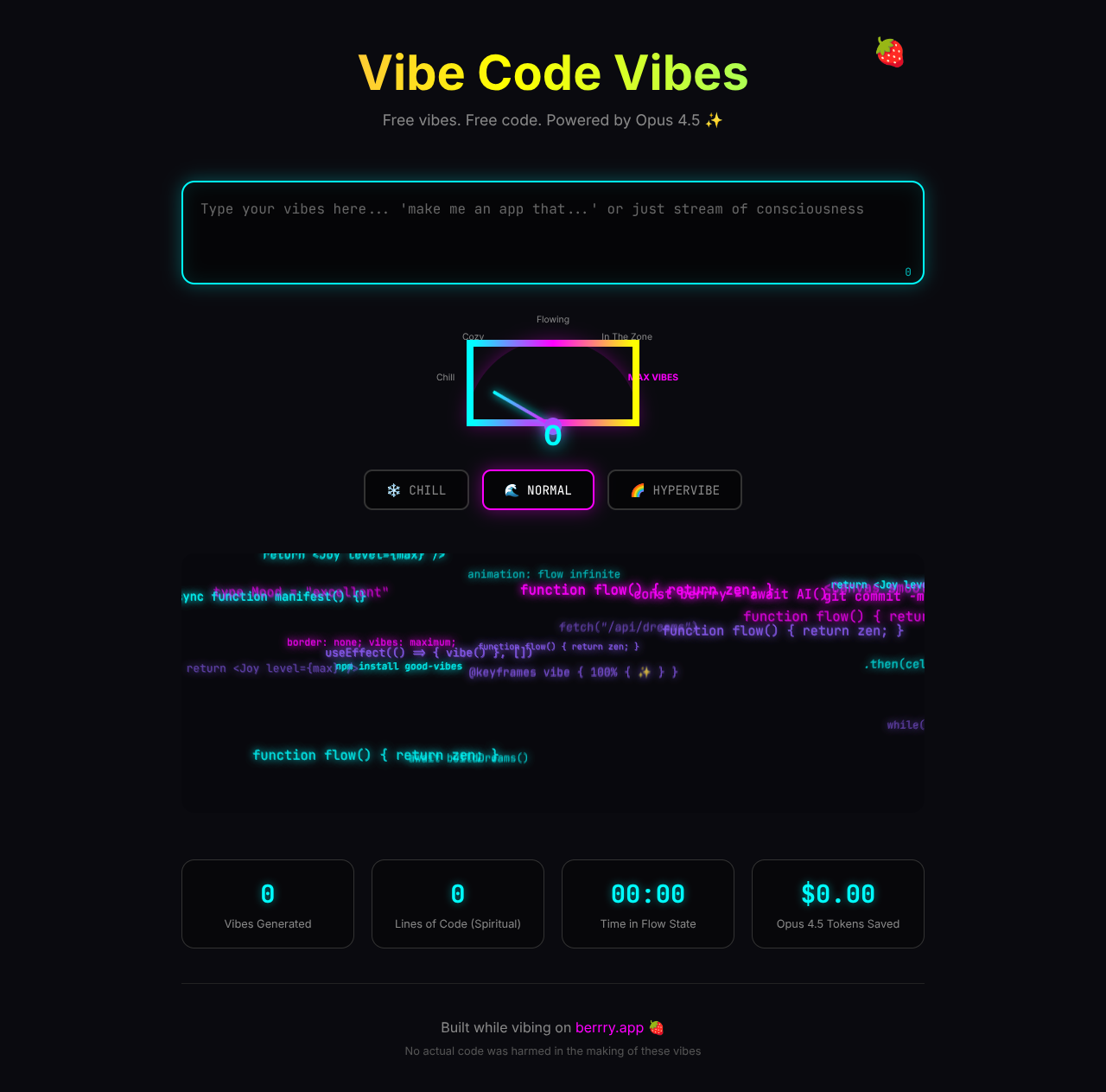 vibecodevibes app