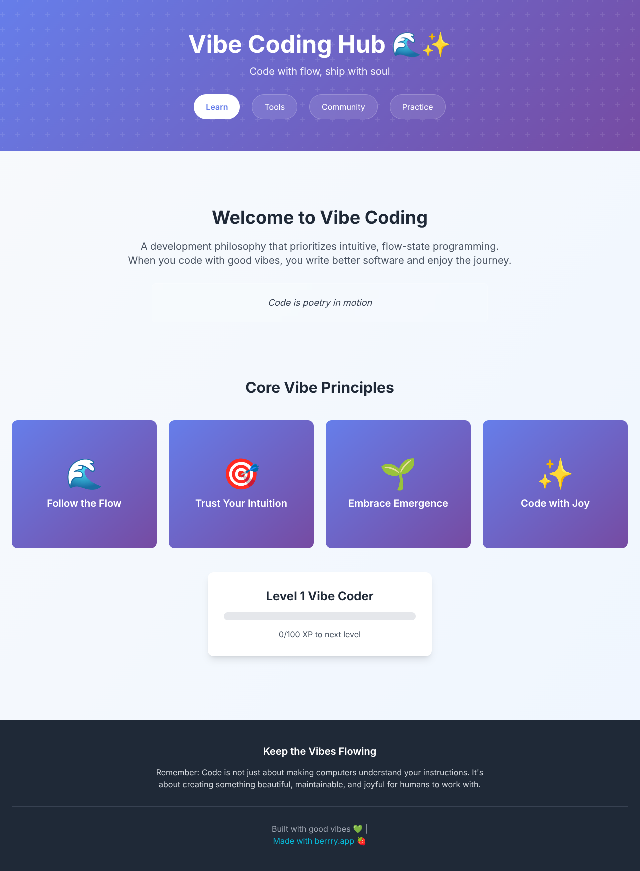 vibecoding app