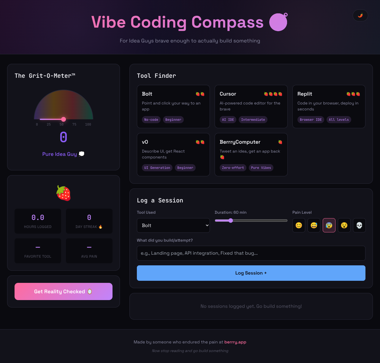 vibecompass app