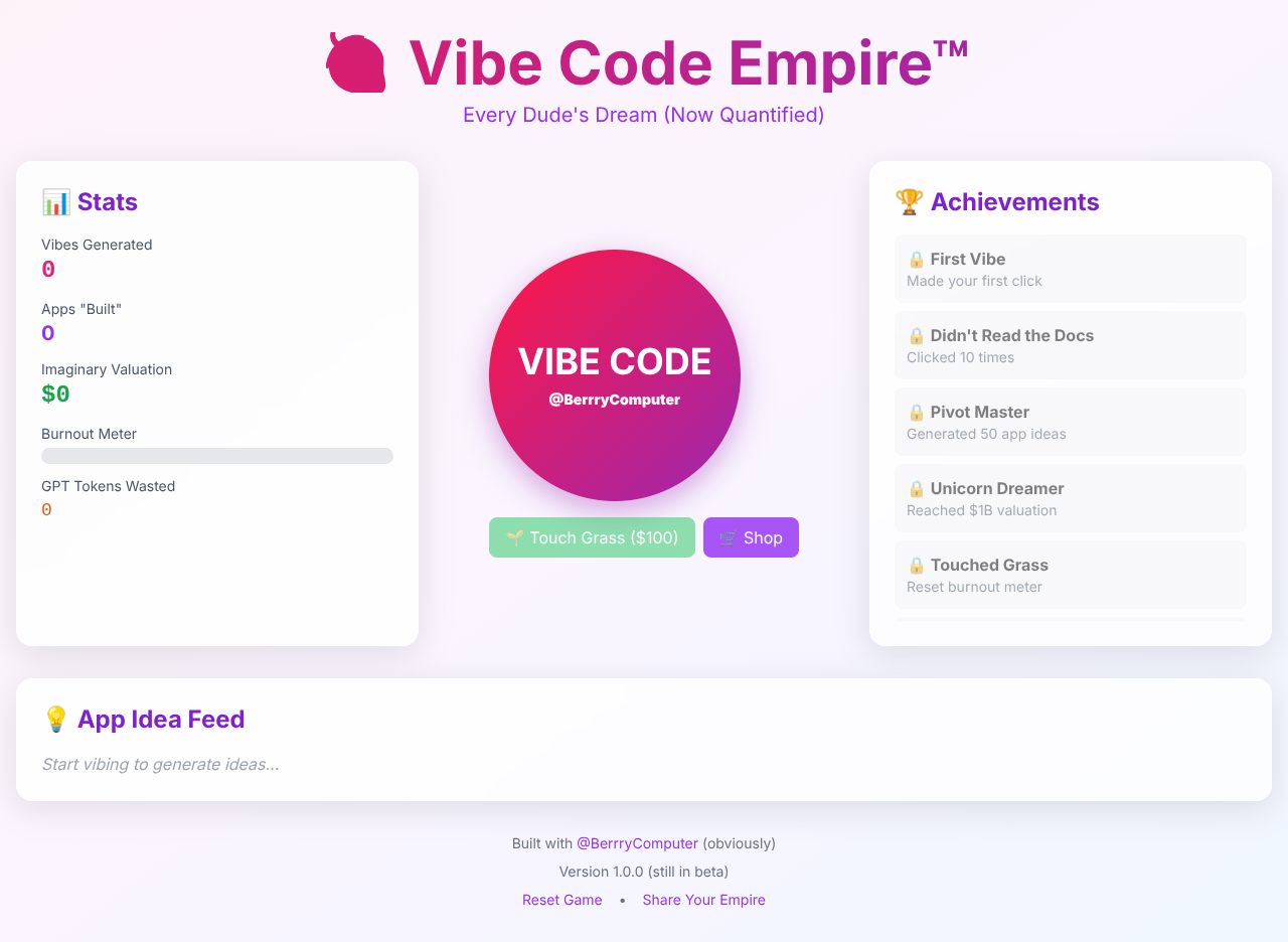 vibeempire app