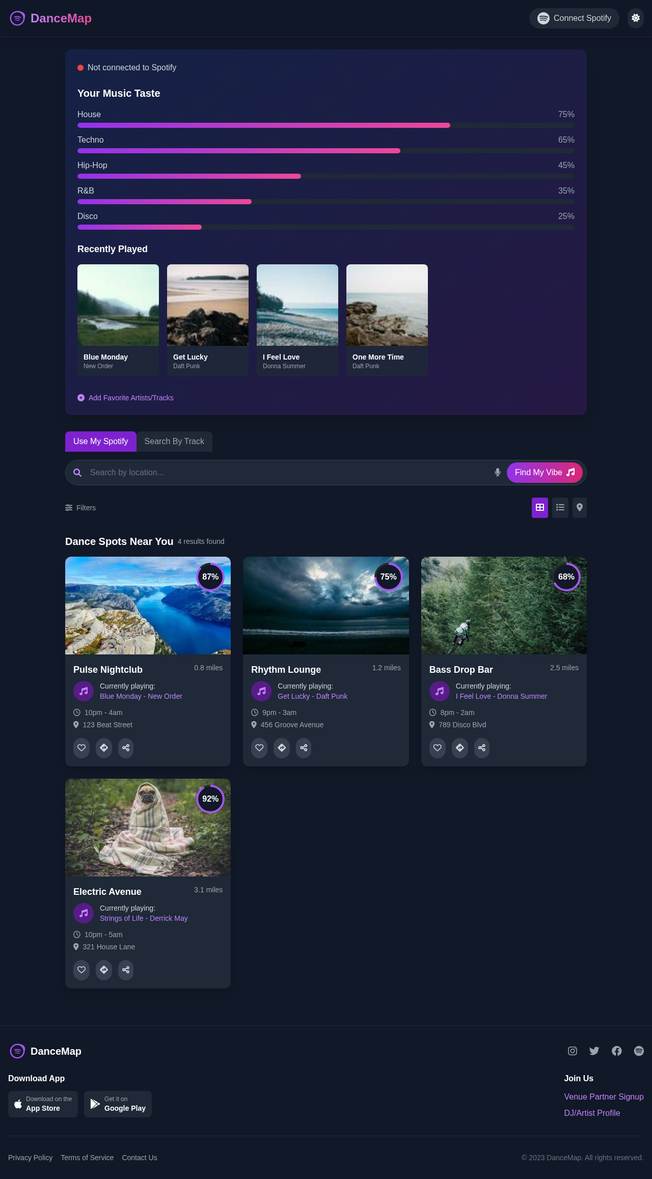 vibefinder app