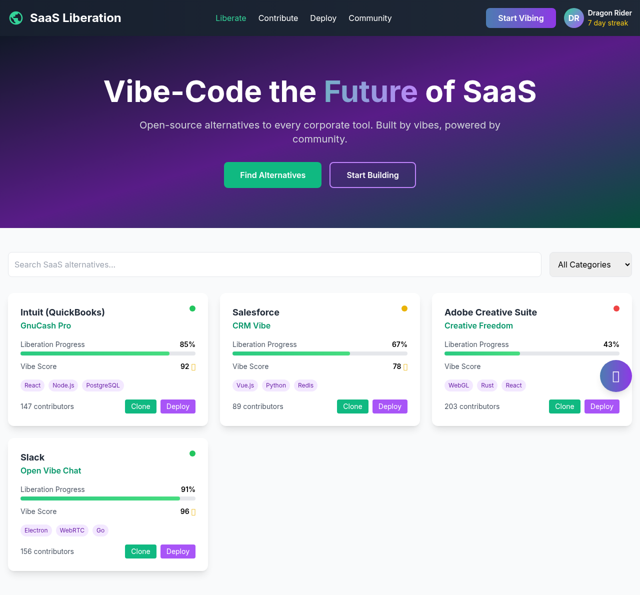 vibeliberate app