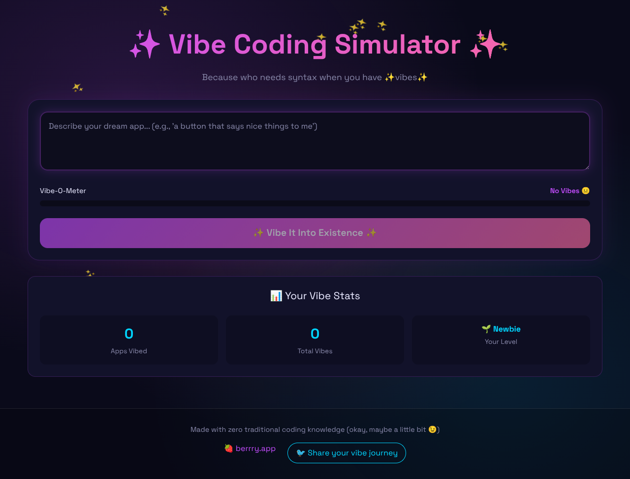 vibesimulator app