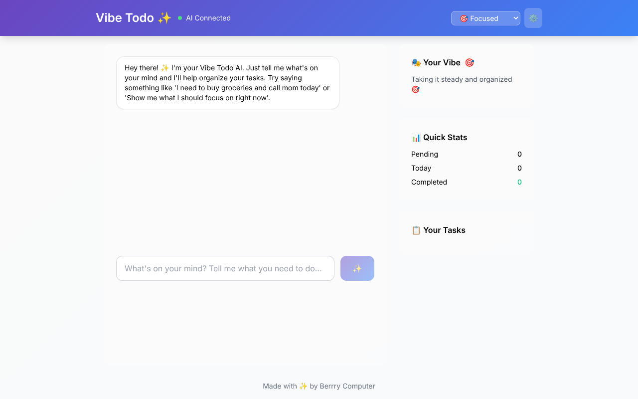 vibetodo app