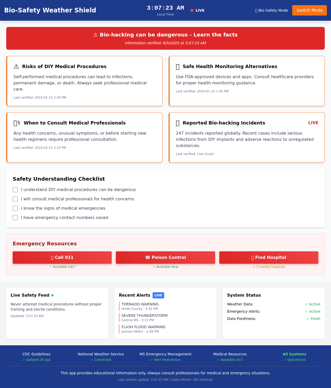 weathershield app