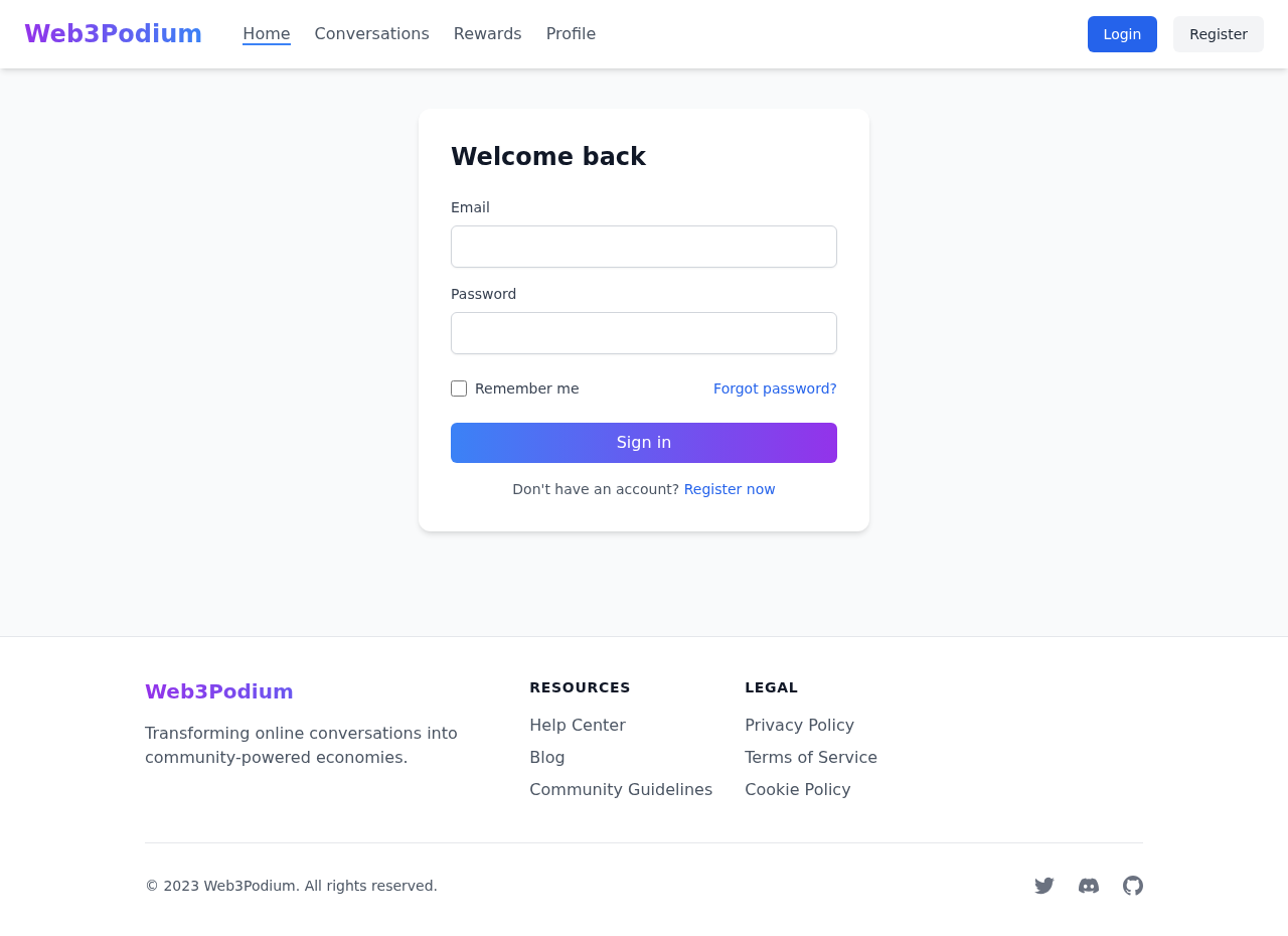 web3talks app
