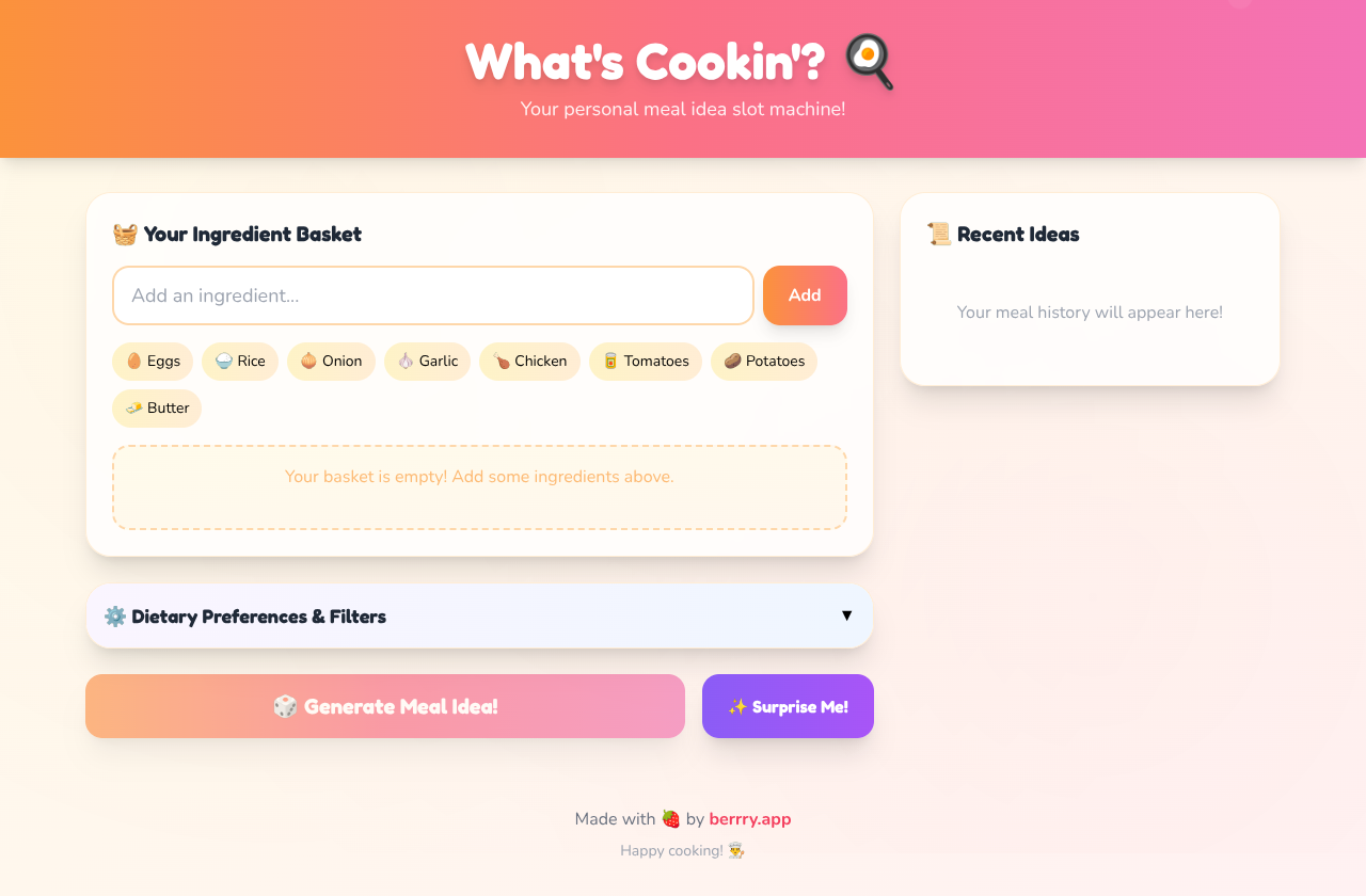 whatscookin app