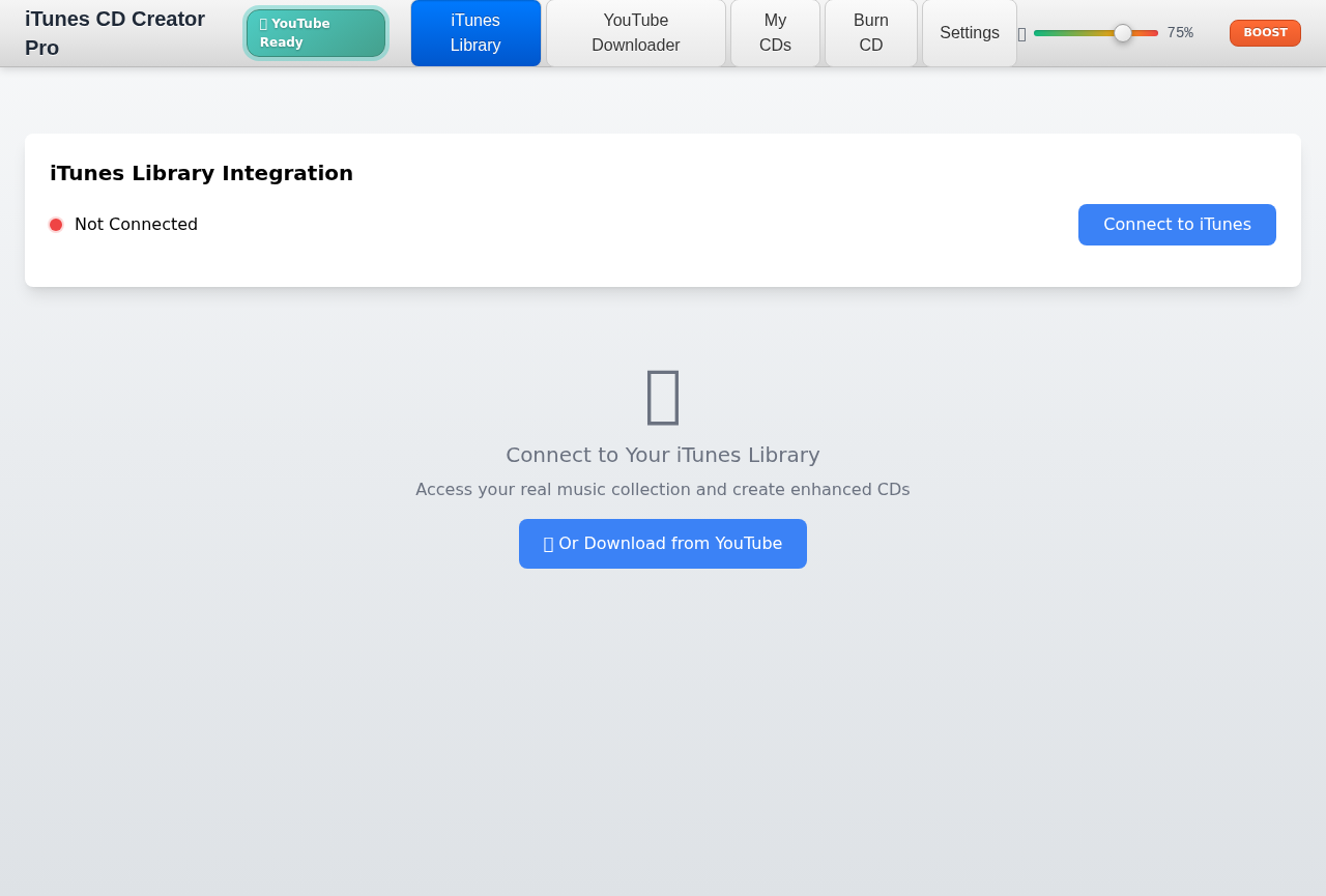 youtunecd app