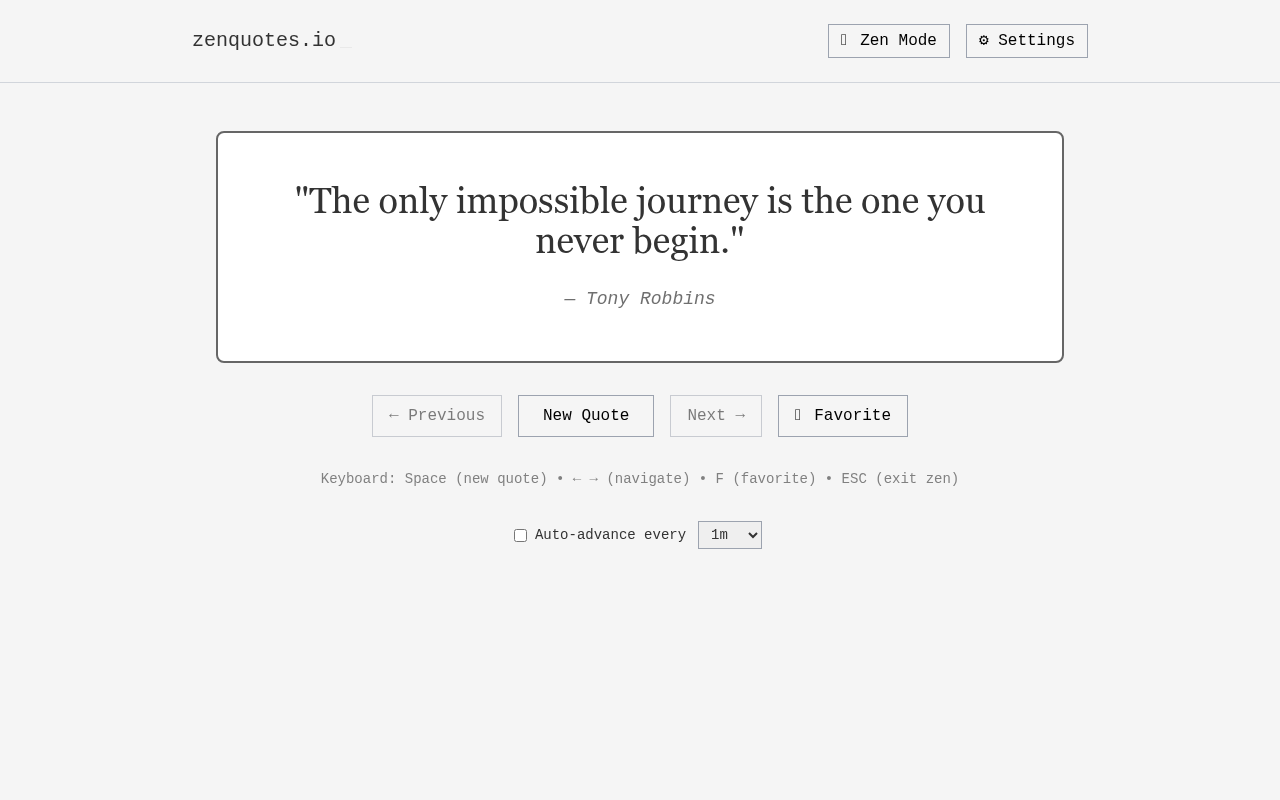 zenquotes app