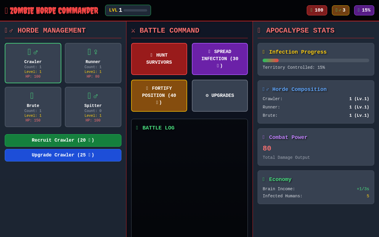 zombiehorde app