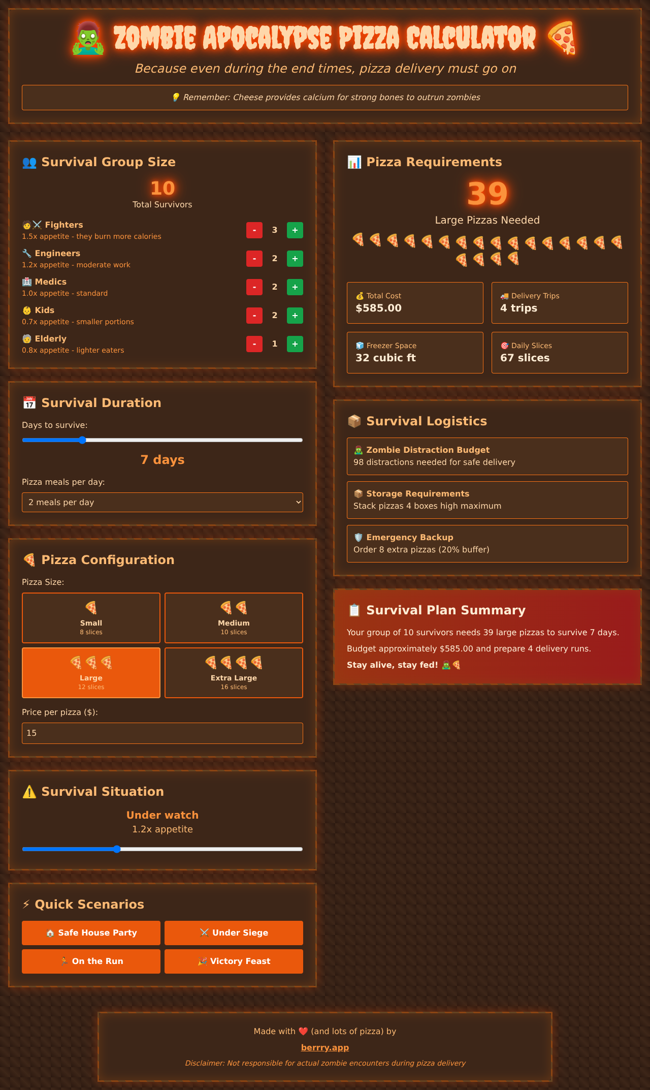 zombiepizza app