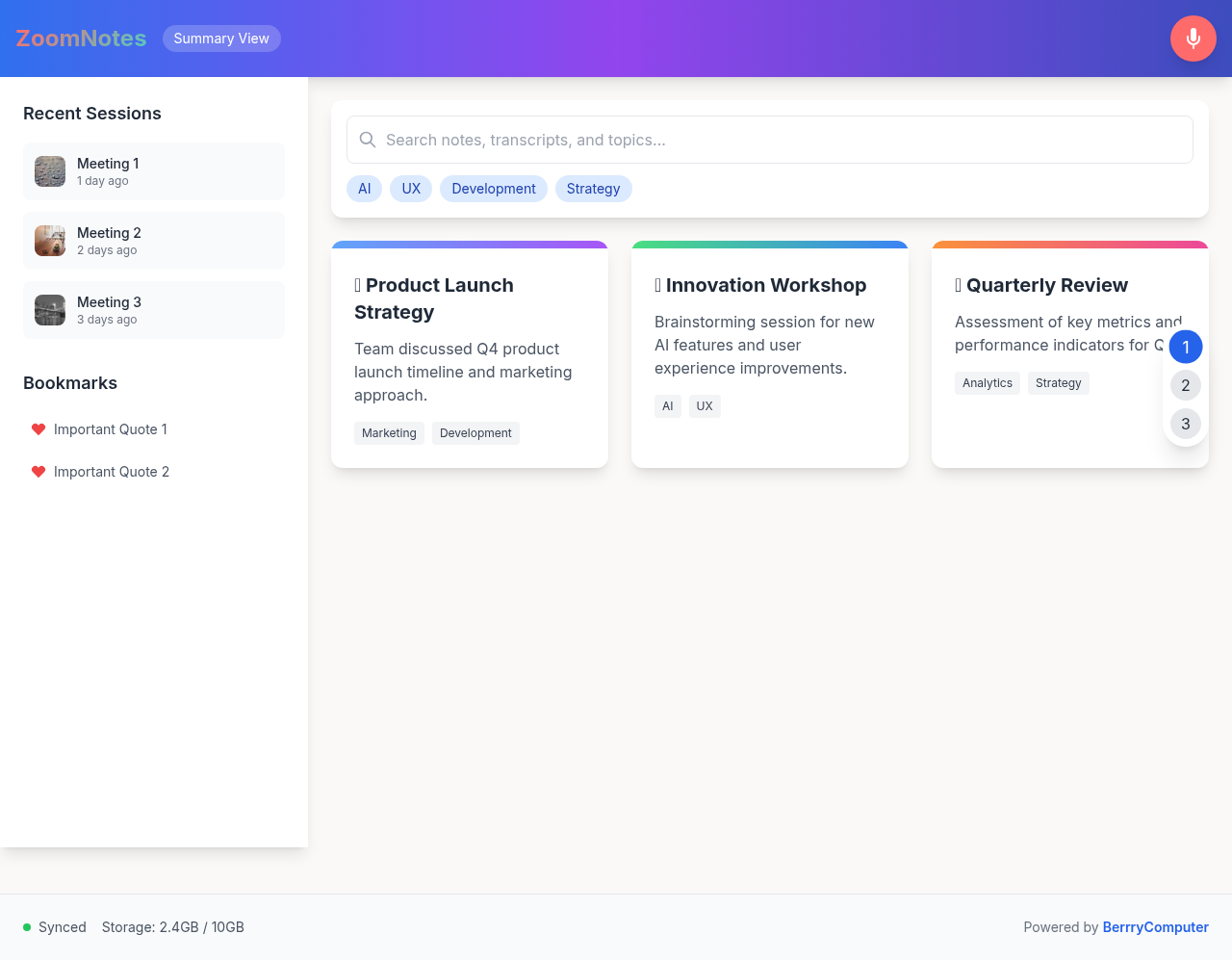 zoomnotes app