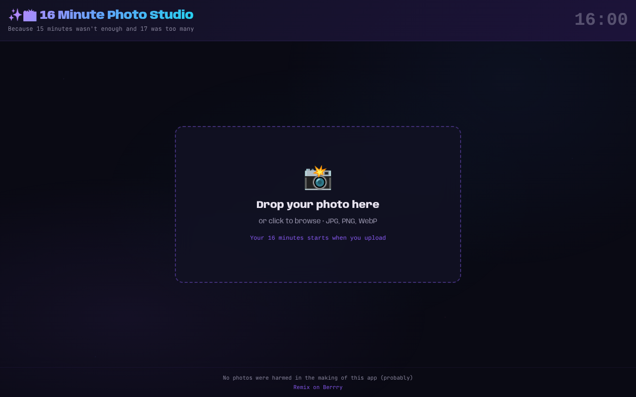 16minstudio app