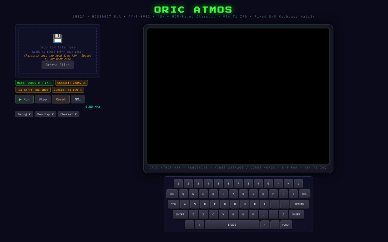 6502-oric app