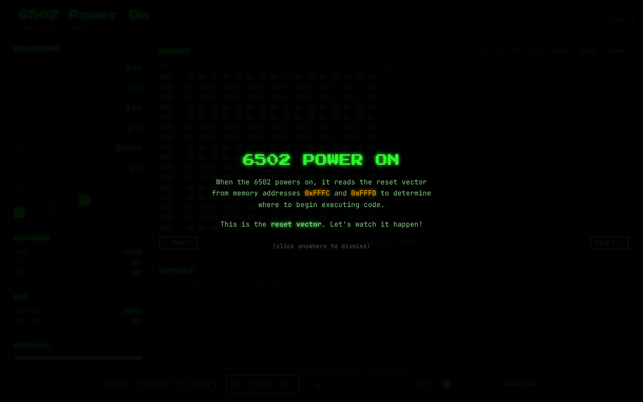 6502poweron app