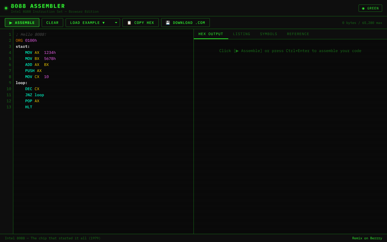 8088asm app