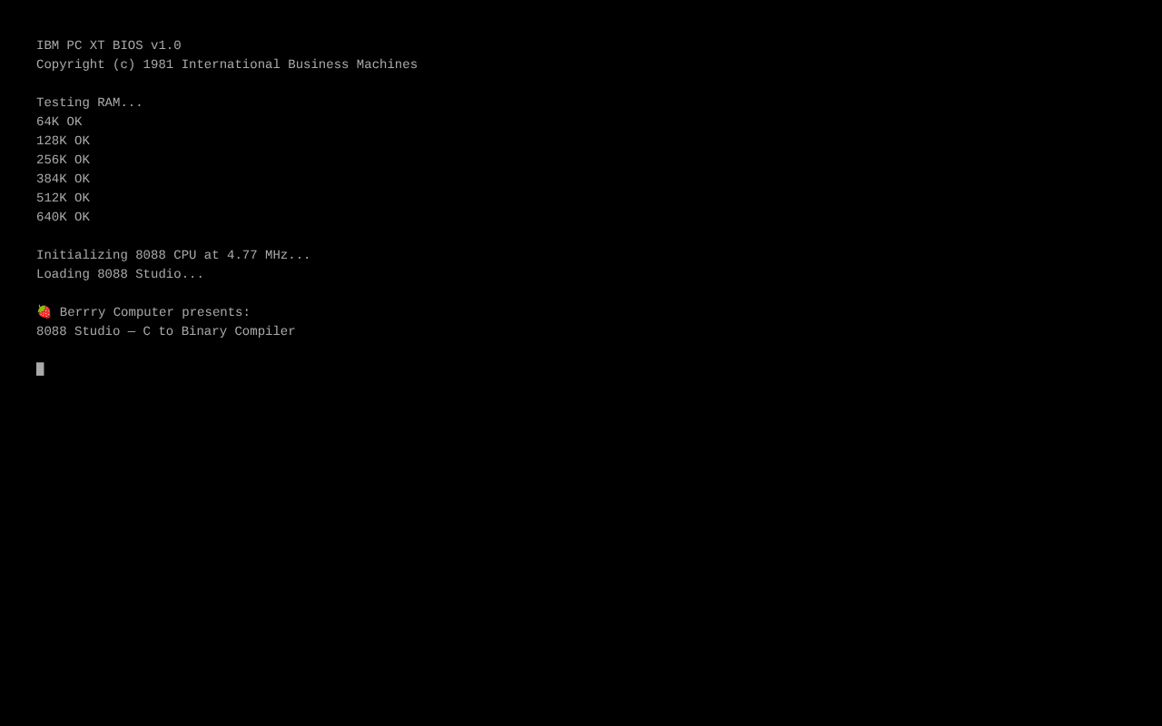 8088 Studio screenshot