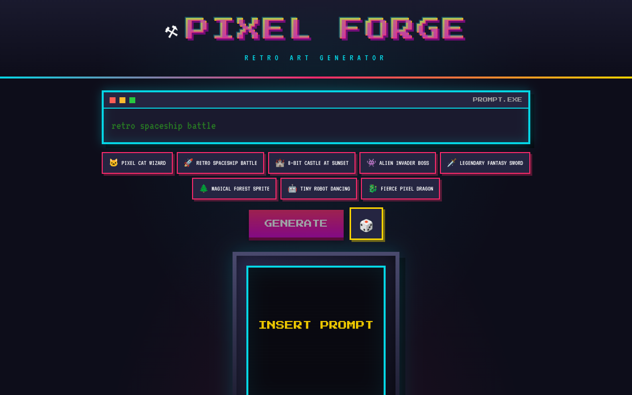8bitforge app
