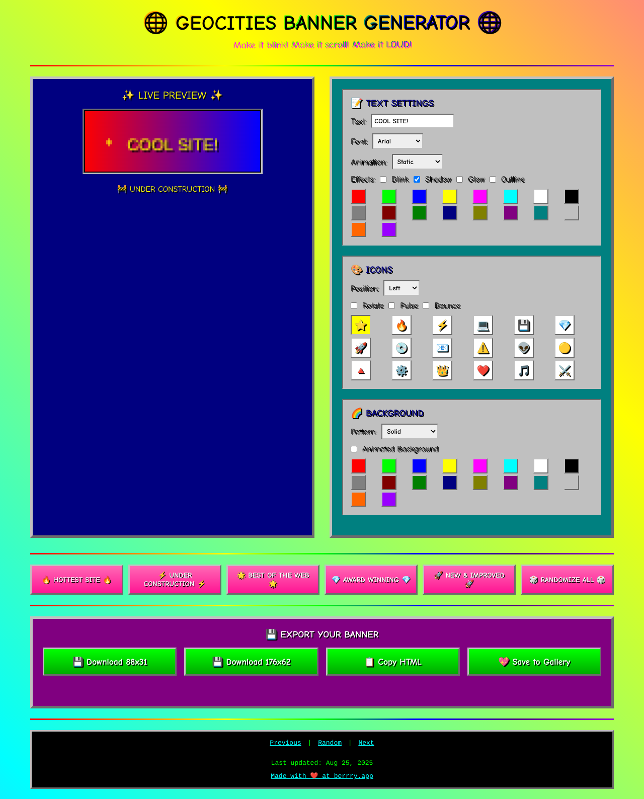 90sbannergen app