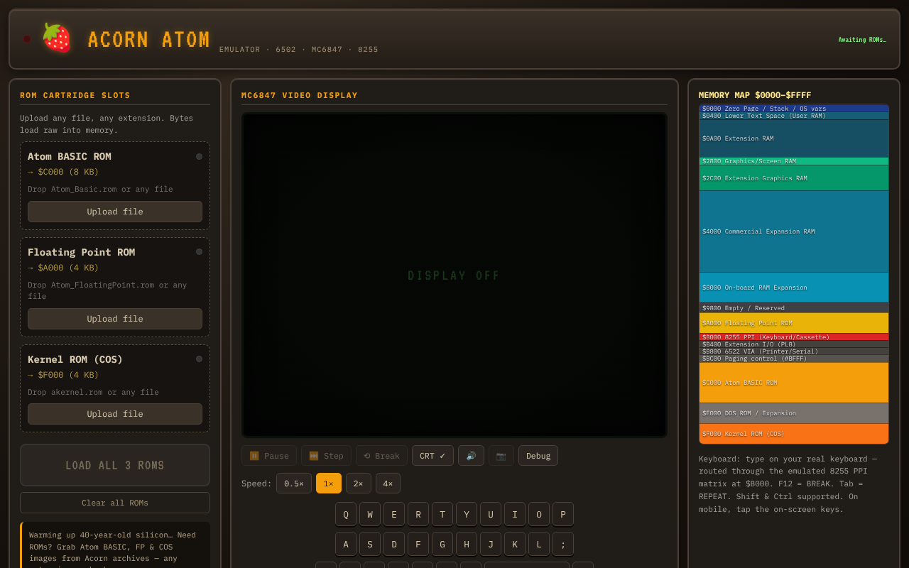 acorn-atom-emulator app