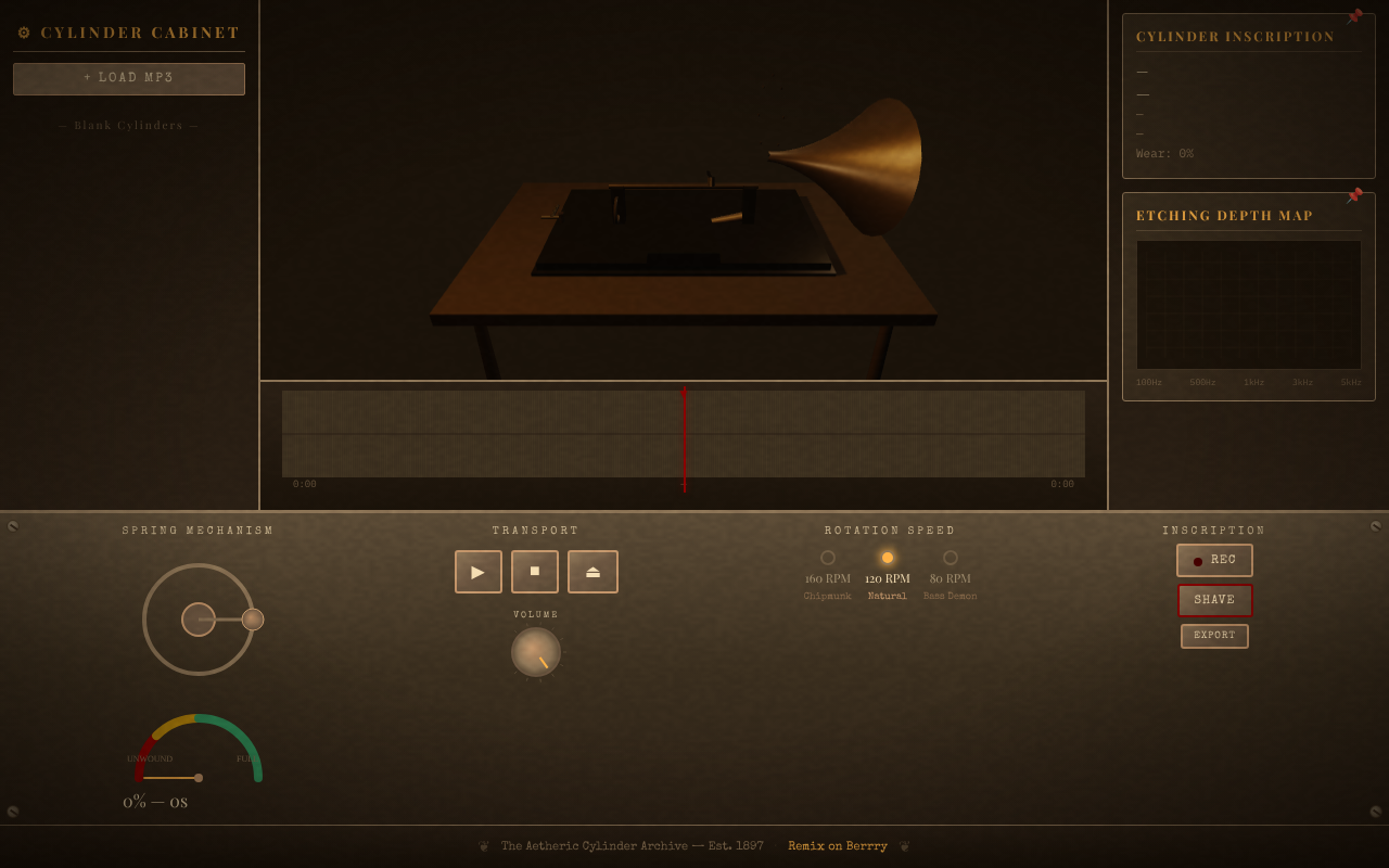 aetheric-cylinder app
