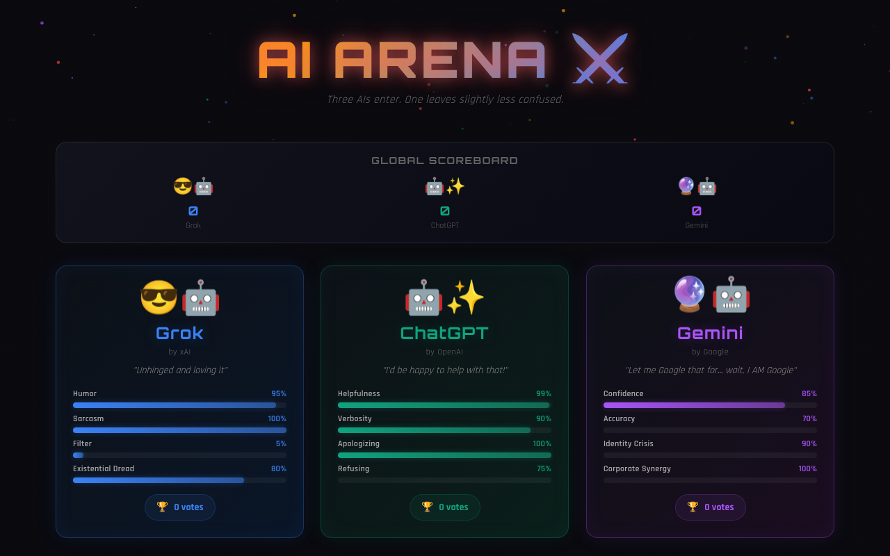 ai-arena app