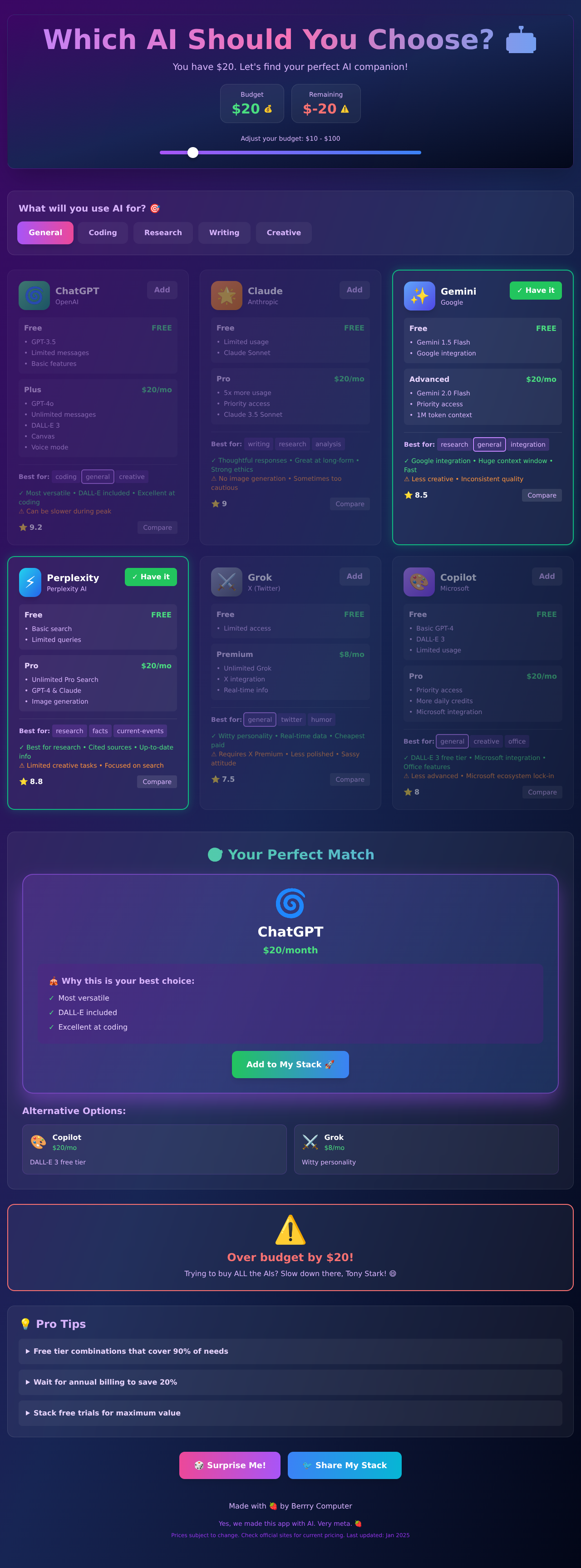 aibudget app