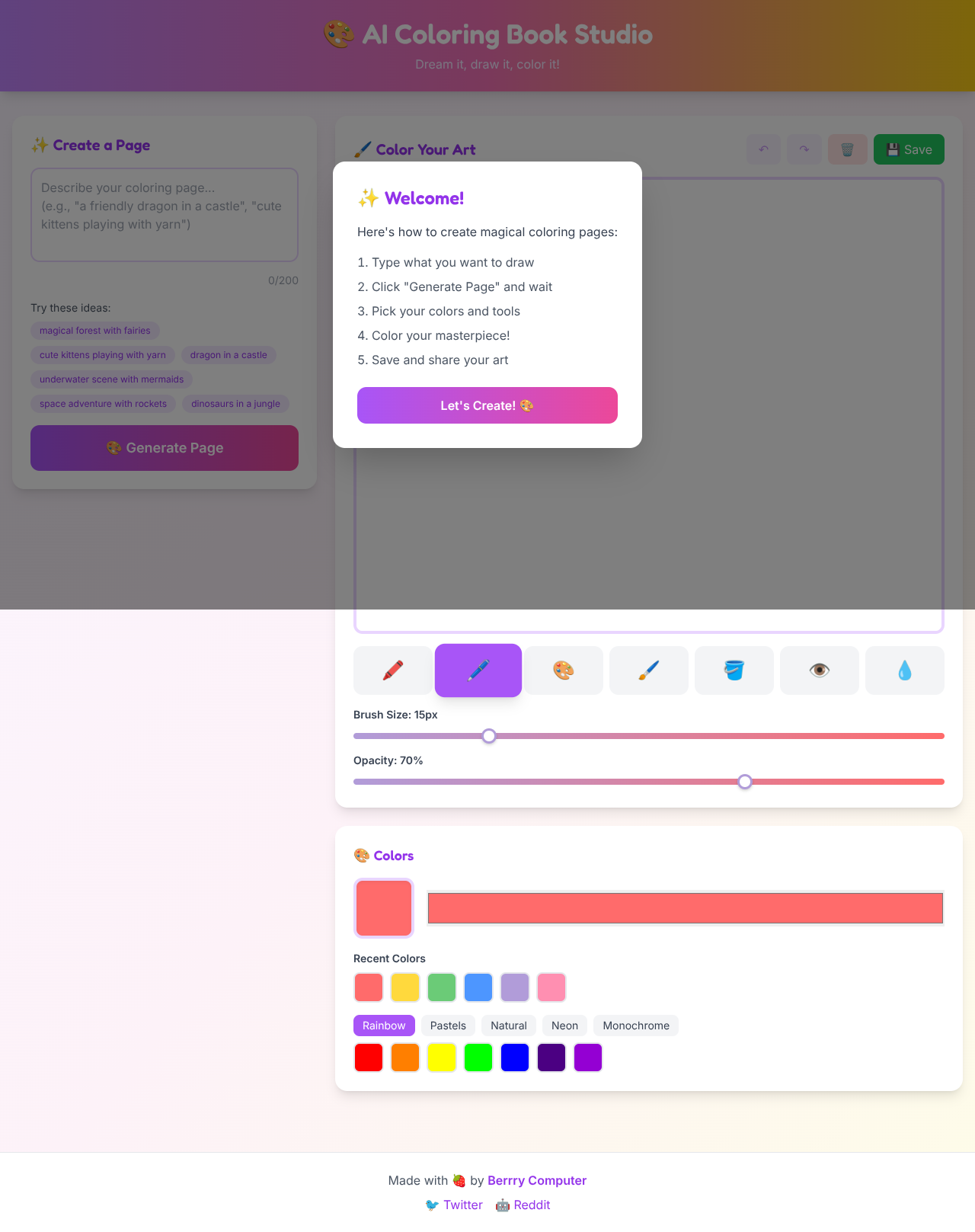 aicoloringbook app