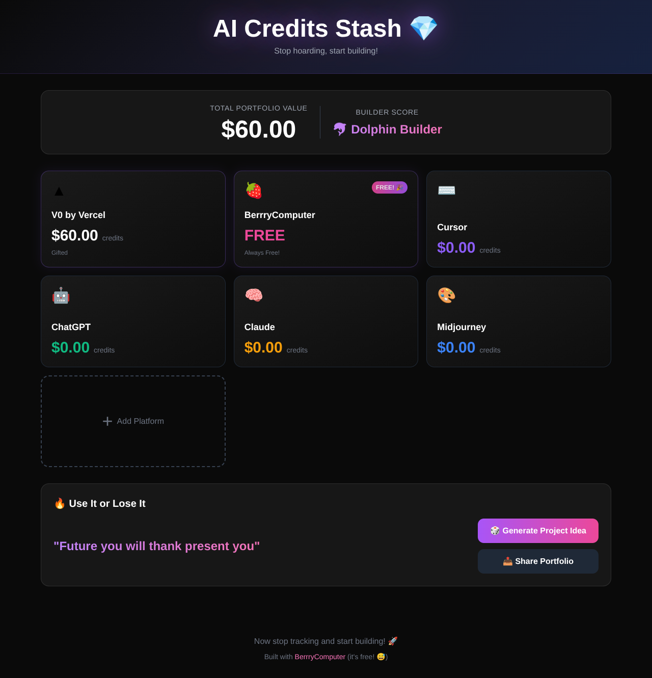 aicreditstash app
