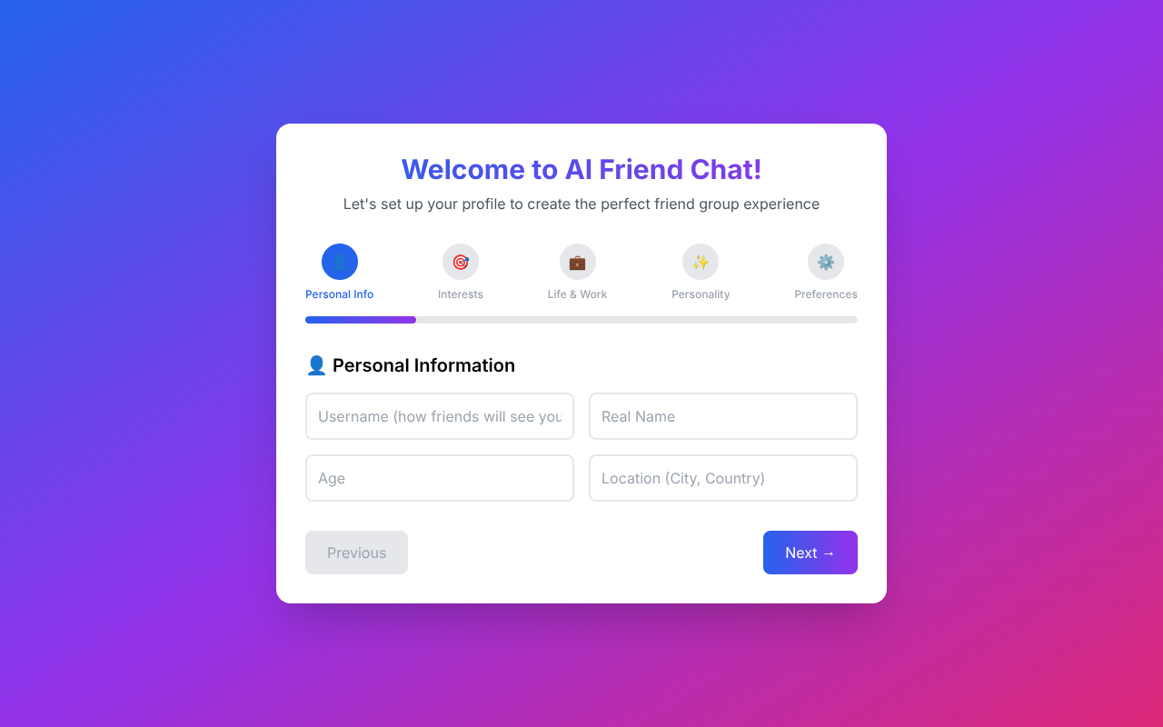 AI Friend Circle screenshot