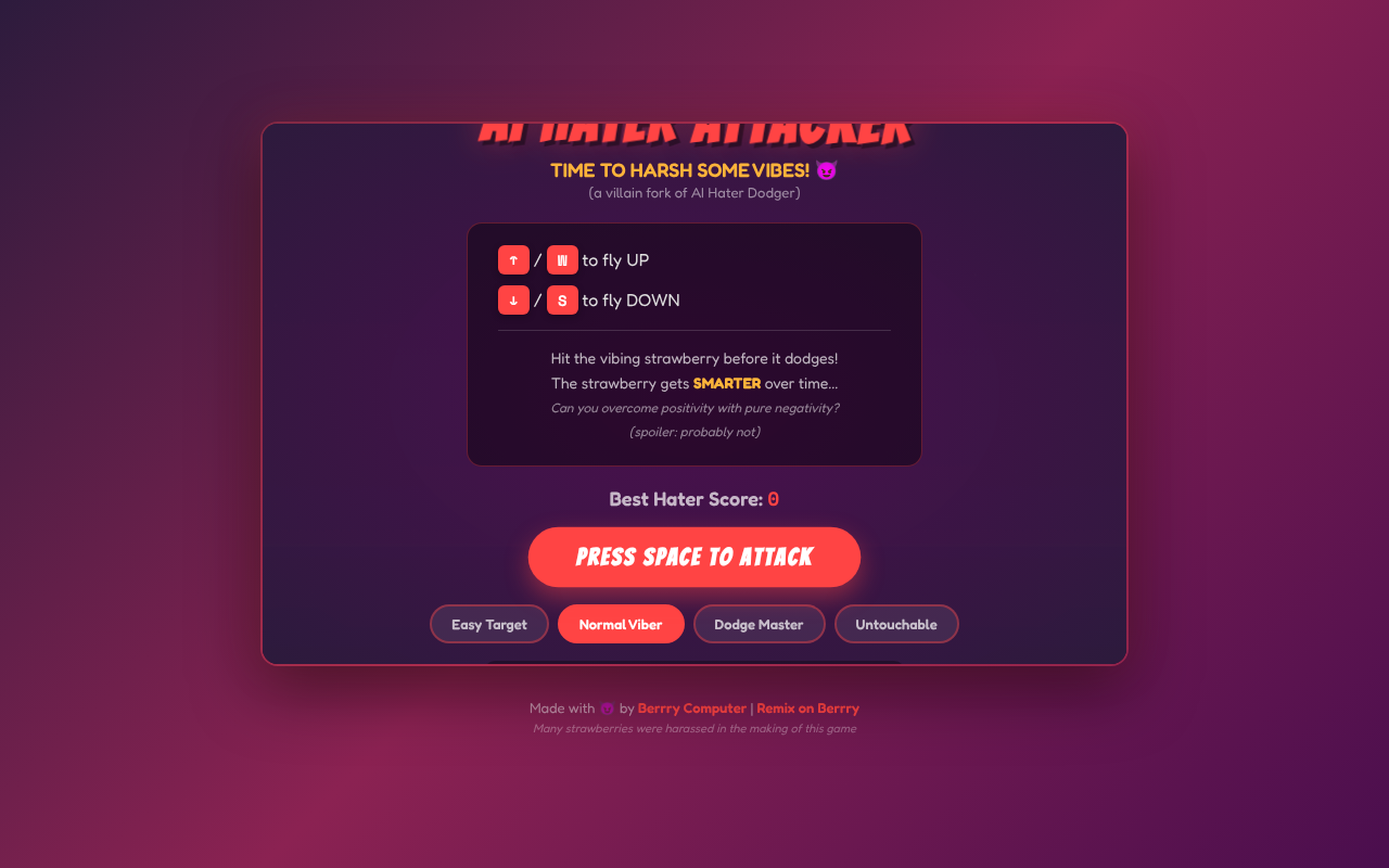 AI Hater Attacker screenshot