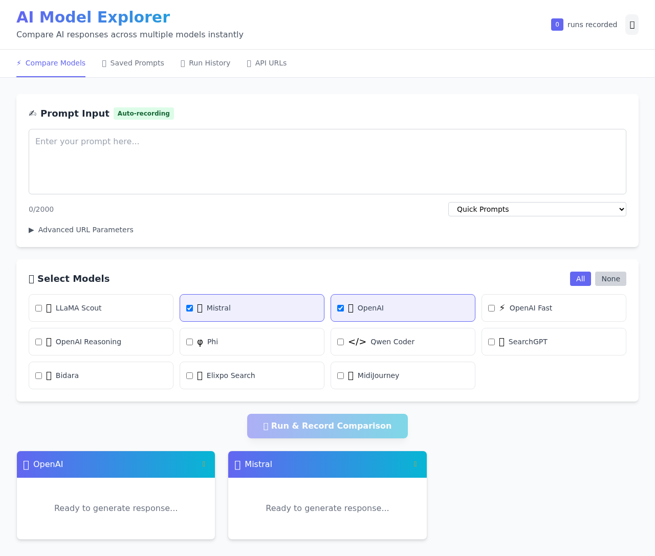 aimodelrecorder app