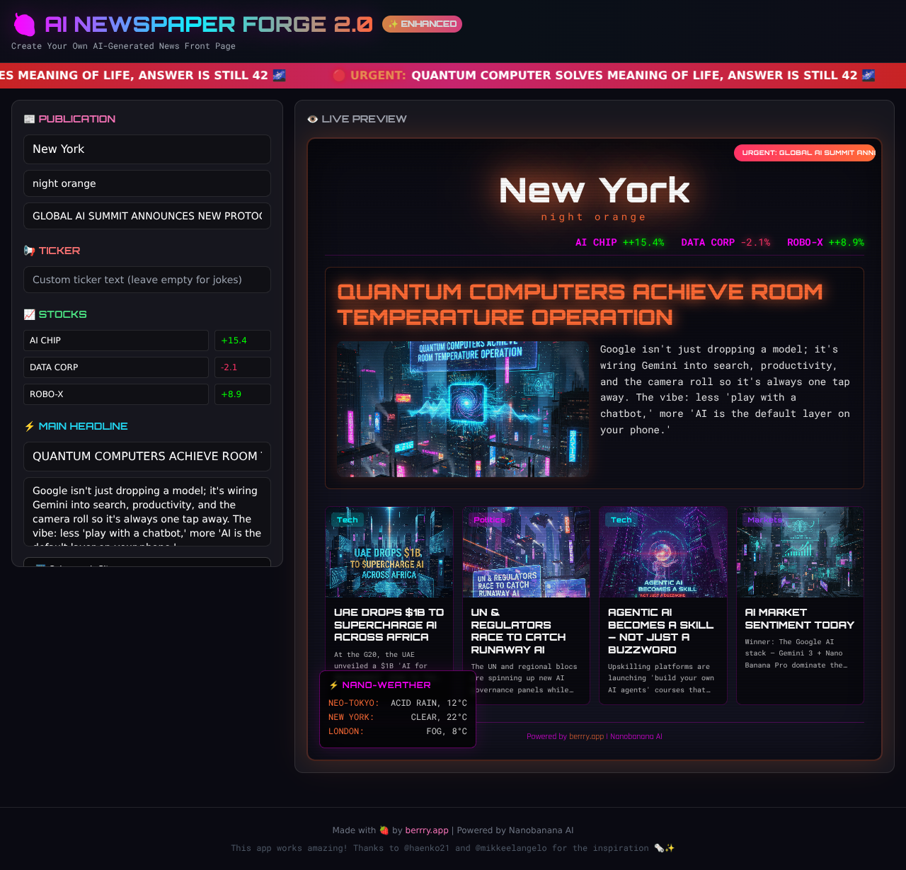 ainewsforge2 app