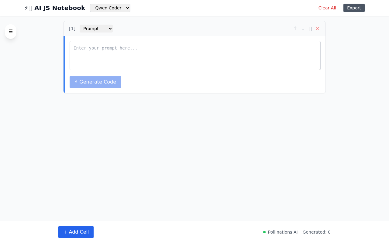 ainotebook app