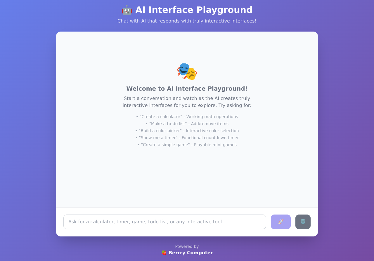 aiplayground app