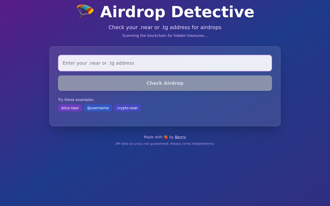 airdrop-detective app
