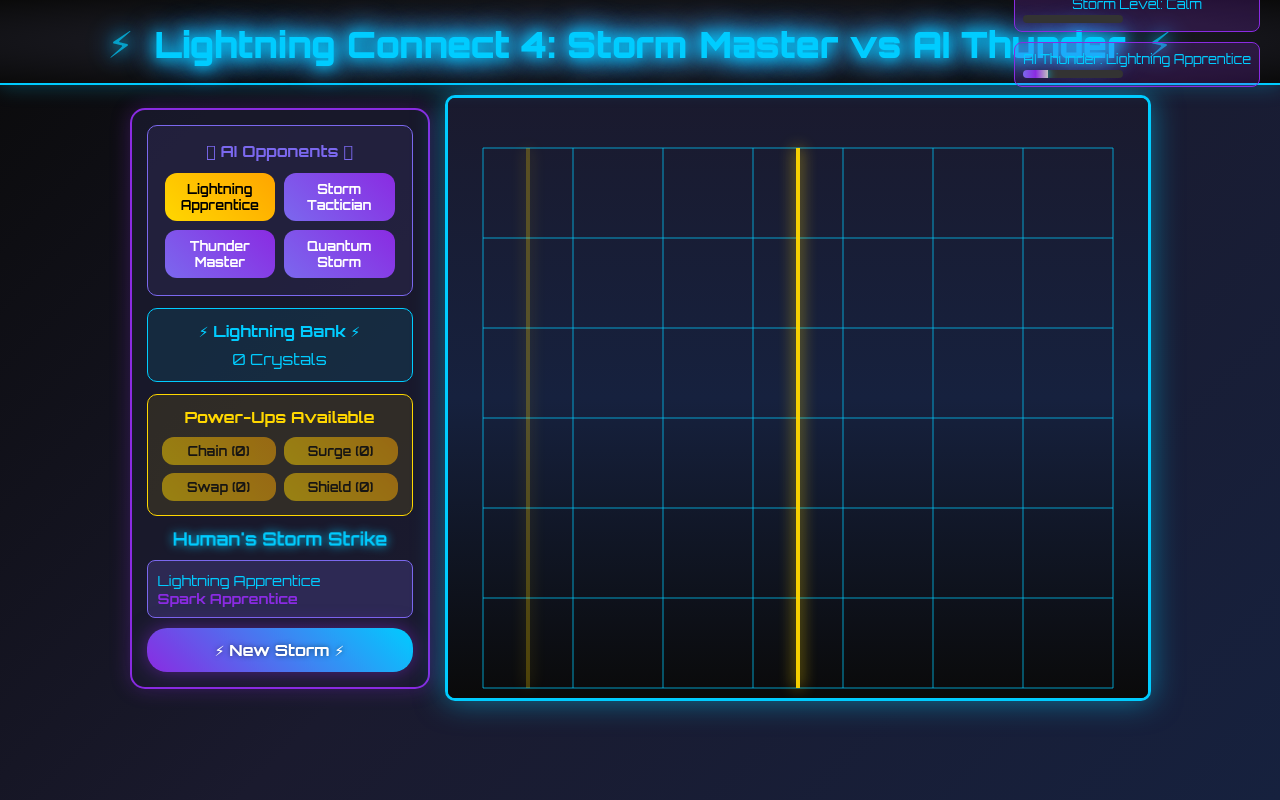 AI Thunder Connect 4 screenshot