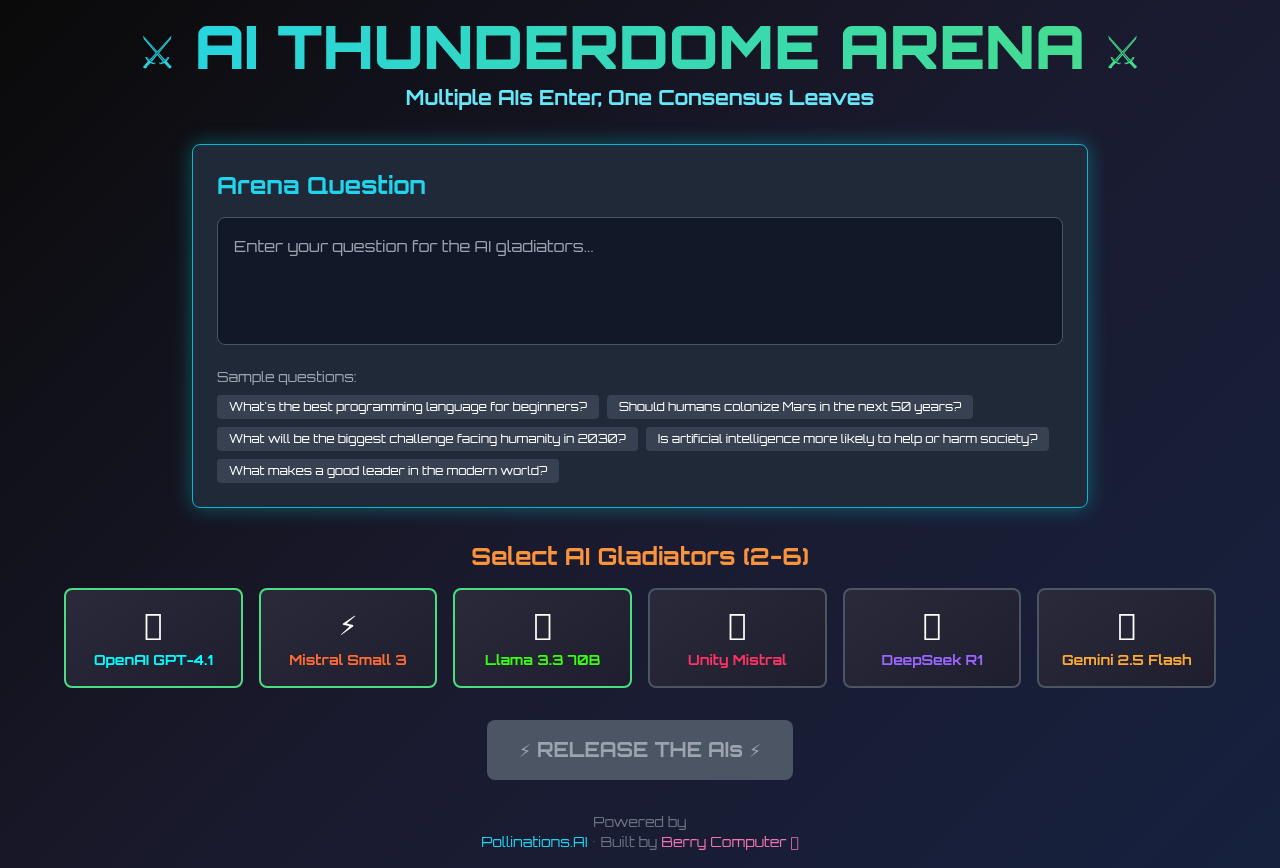 aithunderdome app