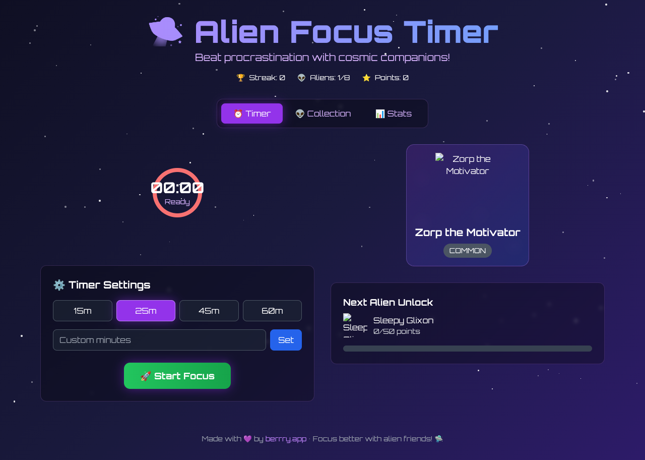 alienfocus app